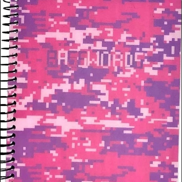 As seen on Good Morning America! 4.9 rating Camo Password Books Pink or Green! - Picture 8 of 11